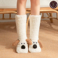 🐶 White Furry Footies
