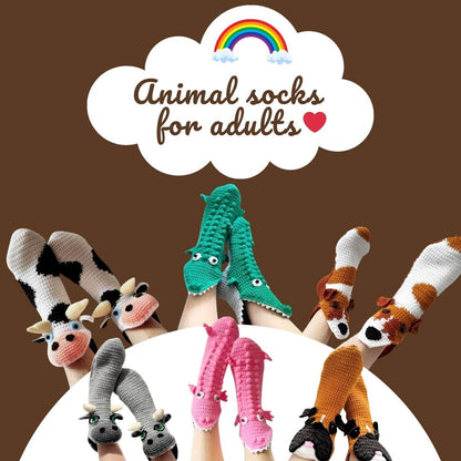🐊 Cute Animal Socks