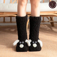 🐶 Black Furry Footies